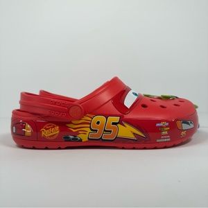 Lightning McQueen Crocs Women’s Size 8 Brand New Light Up Classic Clogs